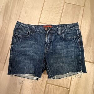Hillard & Hanson Dark Blue Jean Shorts
